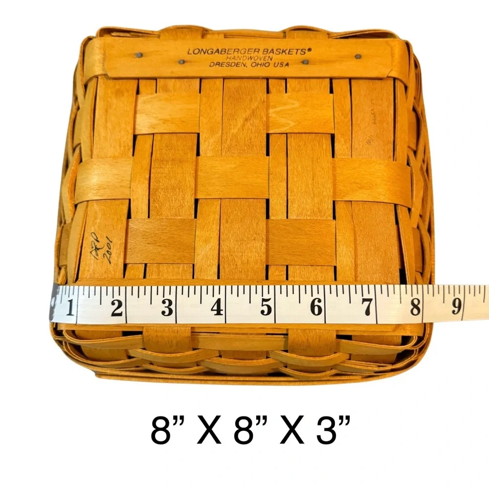 Longaberger Classic Authentic 8 X 8 Baking Basket New in Original Packaging